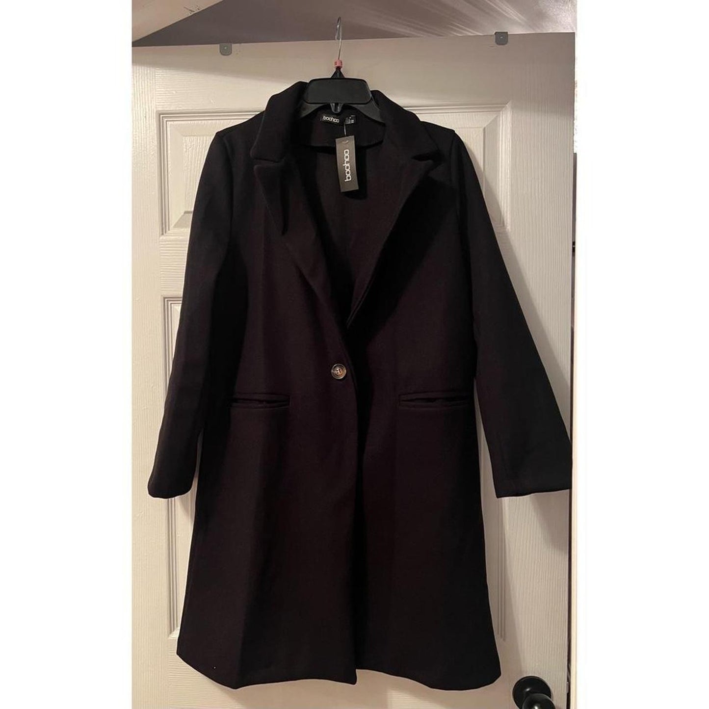 Babyboo Fashion Black Trench Coat
