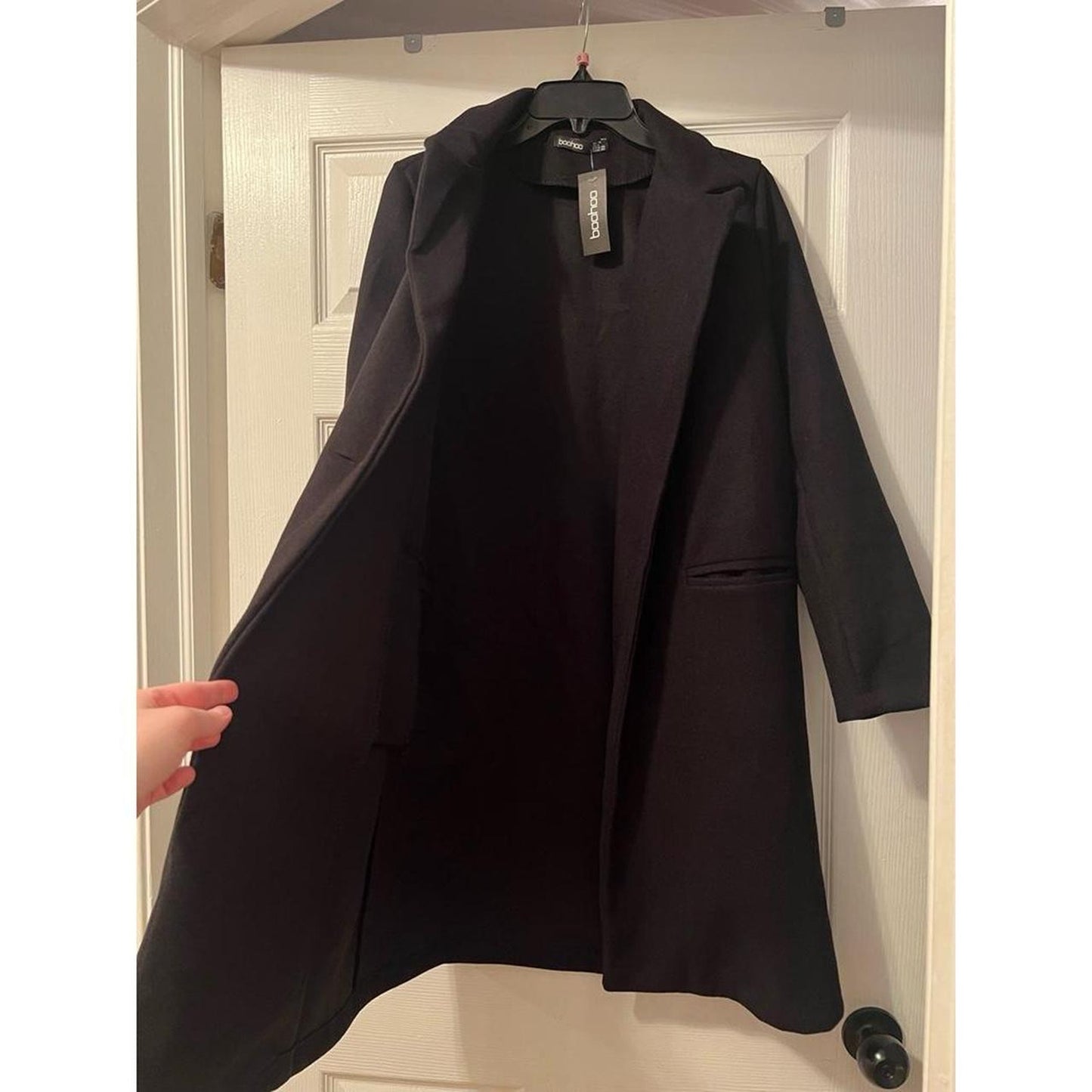 Babyboo Fashion Black Trench Coat